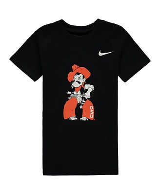 Nike Preschool Black Oklahoma State Cowboys Logo T-Shirt