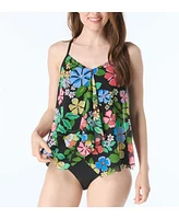 Beach House Women's Kerry Mesh Layer Underwire Tankini Top