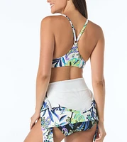 Beach House Sport Women's Sculpt Long Sleeve Zip Front One Piece Swimsuit