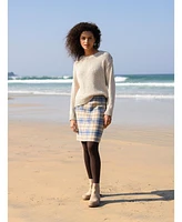 Celtic & Co. Women's Slub Knit Button Detail Sweater