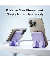 10000mAh Portable Magnetic Wireless Charge Power Bank w/ Phones Stand