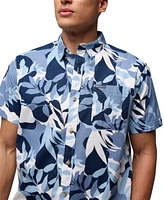 Columbia Mens Rapid Rivers Printed Short Sleeve Shirt With Rapid Rivers Cargo Short