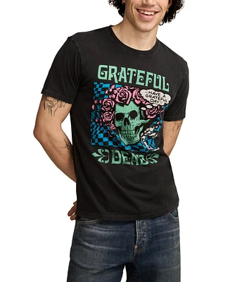 Lucky Brand Men's Grateful Dead Neon T-Shirt