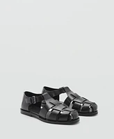 Mango Men's Round Toed Fisherman Sandals