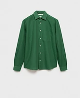 Mango Men's Classic-Fit Linen Shirt