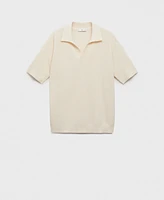 Mango Men's Fine-Knit Polo Shirt