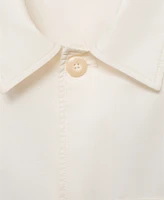 Mango Men's Linen Cotton Overshirt