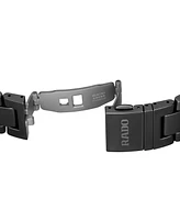 Rado Men's Swiss Automatic Captain Cook Skeleton Black High-Tech Ceramic Bracelet Watch 43mm