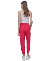 Dkny Sport Women's Logo-Drawstring High-Rise Joggers