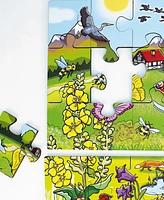 Beleduc Discover The Flower Meadow Floor Puzzle