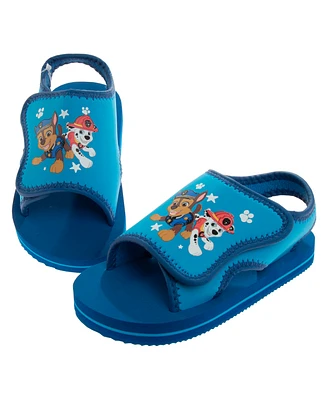 Nickelodeon Toddler Boys and Girls Patrol Hook Loop Dual Sizes Sandals