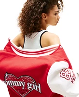 Tommy Girl Women's Cropped Knitted Tank Top