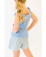 Hope & Henry Girls Sleeveless Sweater Tank with Bow