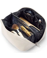 Lands' End Canvas Open Wide Cosmetic Bag