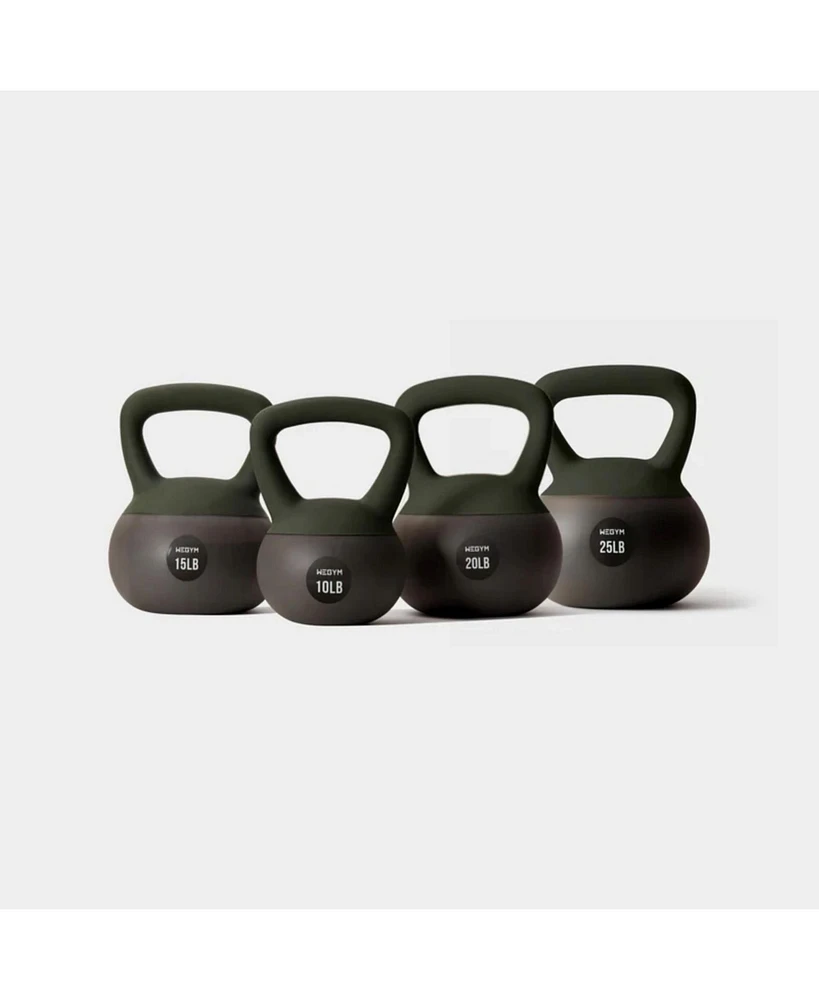 Soft Kettlebell 4pc Set - 10, 15, 20, 25 lbs