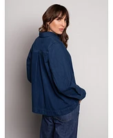 Celtic & Co. Women's Cotton Twill Pleat Back Utility Jacket