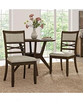 Felix Transitional Solid Wood Dining Chair(Set of 2)