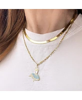 The Lovery Enamel Ballerina Charm 14K Gold