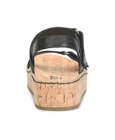 Born Women's Sloan Round Toe Wedge Sandals