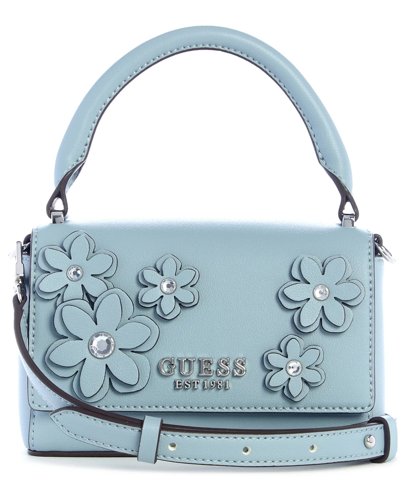 Guess Zaria Mini Top Handle Flap Crossbody
