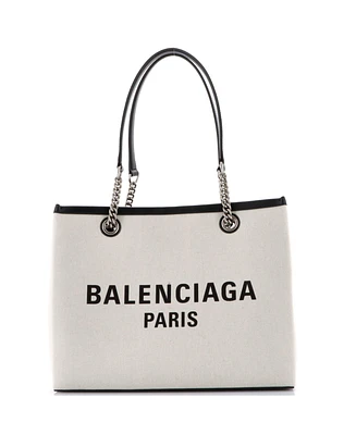 Pre-Owned Balenciaga Medium Duty Free Tote Printed Canvas