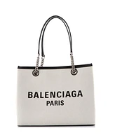 Pre-Owned Balenciaga Medium Duty Free Tote Printed Canvas