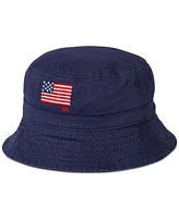 Polo Ralph Lauren Baby Boys Cotton Embroidered Flag Bucket Hat