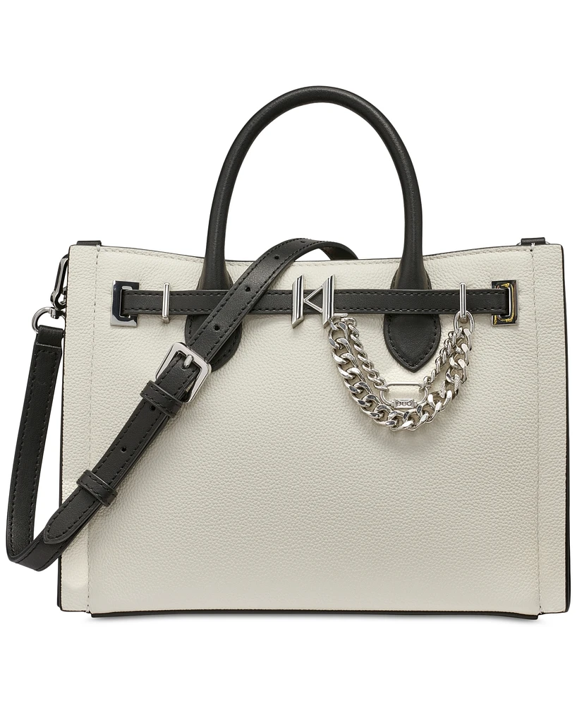 Karl Lagerfeld Paris Cerise Leather Crossbody Bag