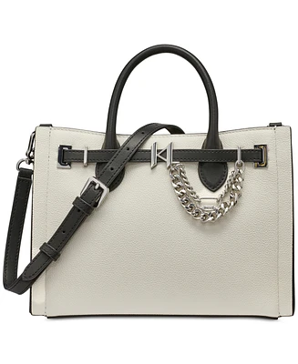 Karl Lagerfeld Paris Cerise Leather Crossbody Bag