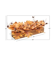 Faux 30 Inch Maple Leaf Potted Arrangement