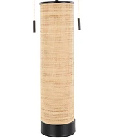 Lumisource 29" Rattan Cylinder Table Lamp