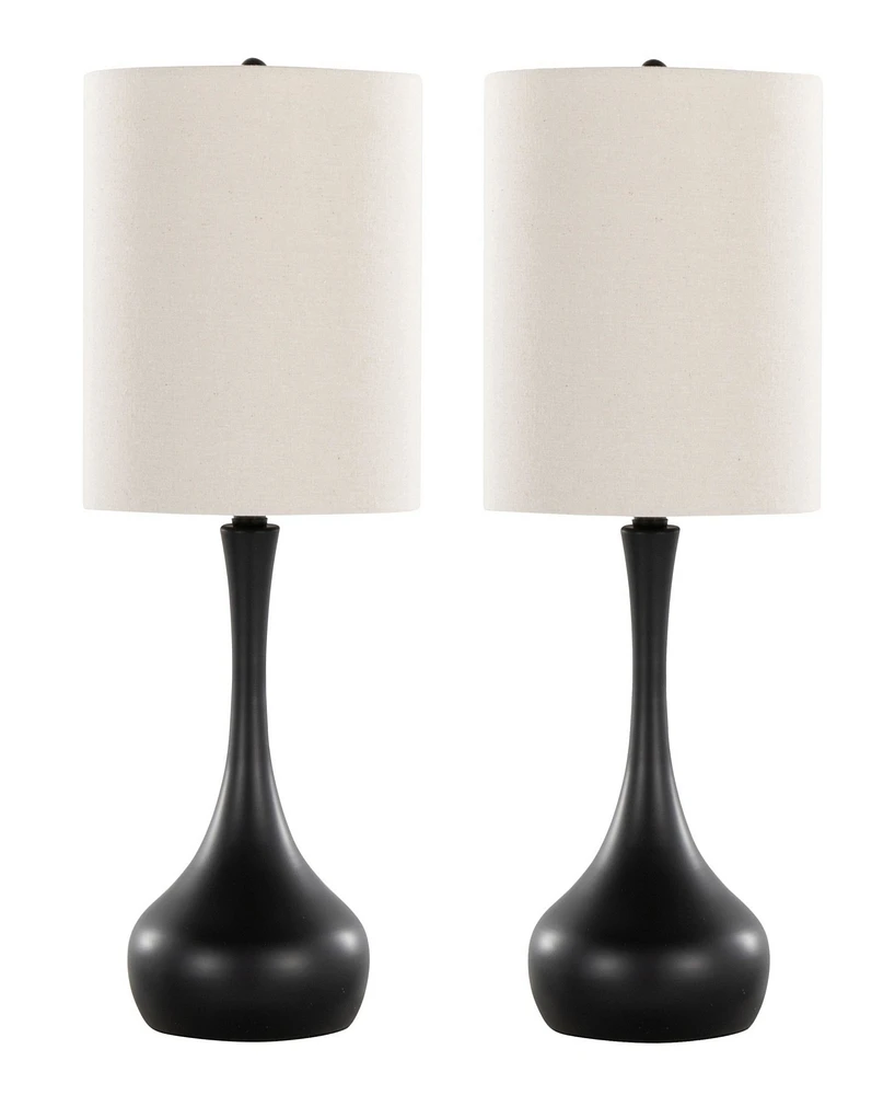Lumisource 24" Metal Genie Contemporary Table Lamp, Set of 2