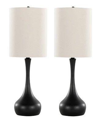 Lumisource 24" Metal Genie Contemporary Table Lamp, Set of 2