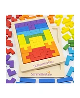 Extasticks Tetralino Double Premium Wooden Puzzle