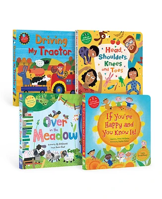 Barefoot Books PreK Singalongs Board Book Bundle, Set of 4