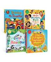 Barefoot Books PreK Singalongs Board Book Bundle, Set of 4