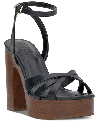 I.n.c. International Concepts Women's Jacel Platform Sandals, Exclusively at Macy's