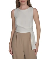 Tommy Hilfiger Women's Colorblocked Side-Drape Jumpsuit