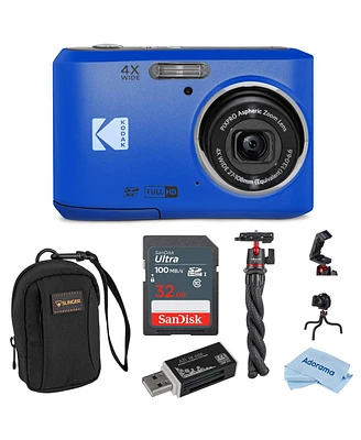 Kodak Pixpro FZ45 Friendly Zoom 16MP Full Hd Digital Camera, Light Blue