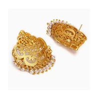 Sohi Women's Gold Plated Designer Stone Jewellery Set
