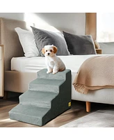 Bingopaw 4-Step Non-Slip Sponge Dog Stairs for Small Dogs