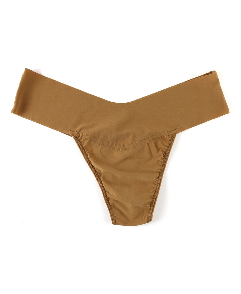 Hanky Panky Women's Breathe Soft Natural Rise Thong