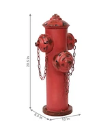 Fire Hydrant for Dogs to on - Dog Fire Hydrant Post for Potty Training- Red Powder-Coated Paint Finish