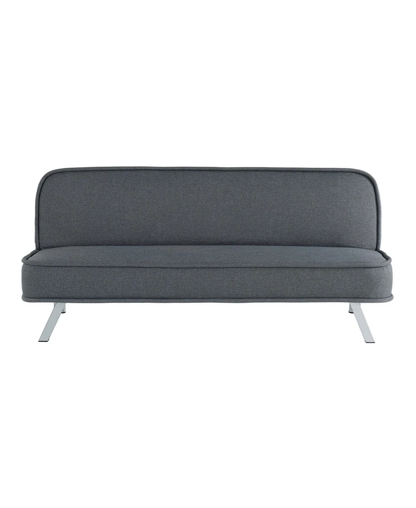 Serta 66.1" Polyester Trinity Convertible Futon
