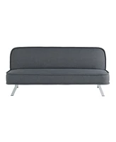 Serta 66.1" Polyester Trinity Convertible Futon