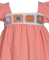 Bonnie Baby Girls Crochet Float Dress