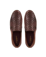 Bruno Magli Men's Livorno Woven Slip On Sneakers