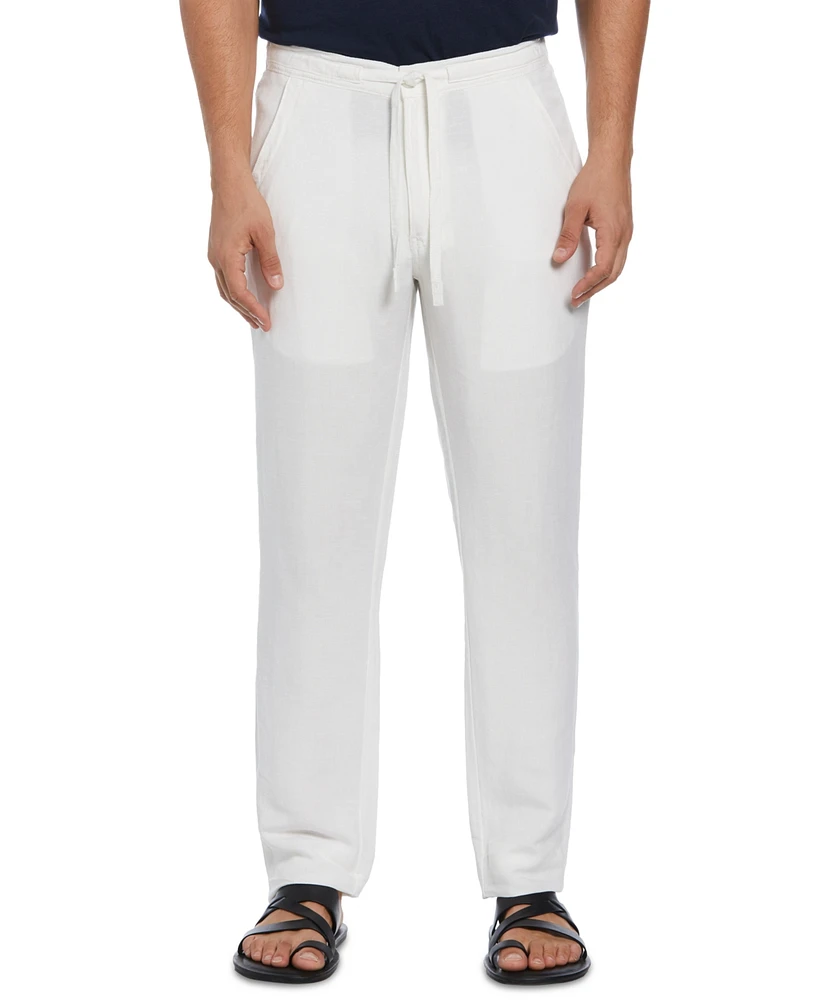Cubavera Men's Linen Blend Drawstring Pant