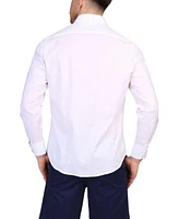 Tailorbyrd Men's Windowpane Long Sleeve Shirt
