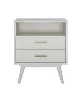 Jesus Nightstand with 2 Usb Ports